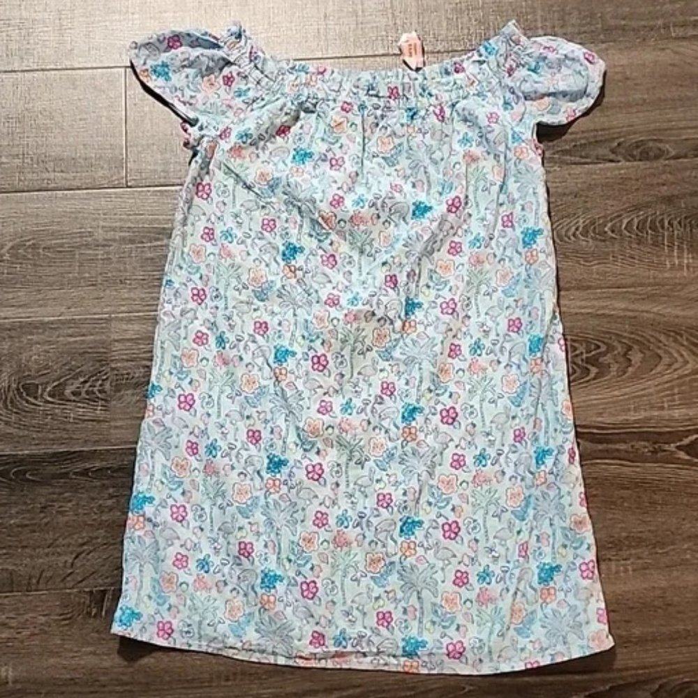 ⛅️ Vineyard Vines 'Flamingo Flock' off the shoulder Dress ⛅️